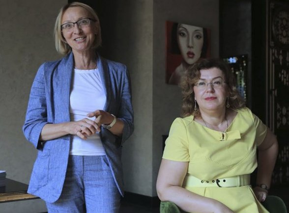 Юлия Жигулина, исполнительный директор и Ирина Павлова, заместитель руководителя департамента социальных и благотворительных проектов по развитию, Фонд «Наше будущее»